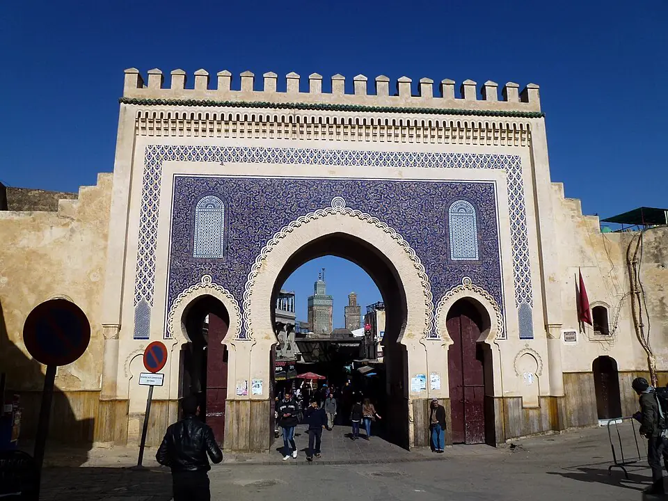 Bab Boujloud, à l’entrée de Fès el-Bali